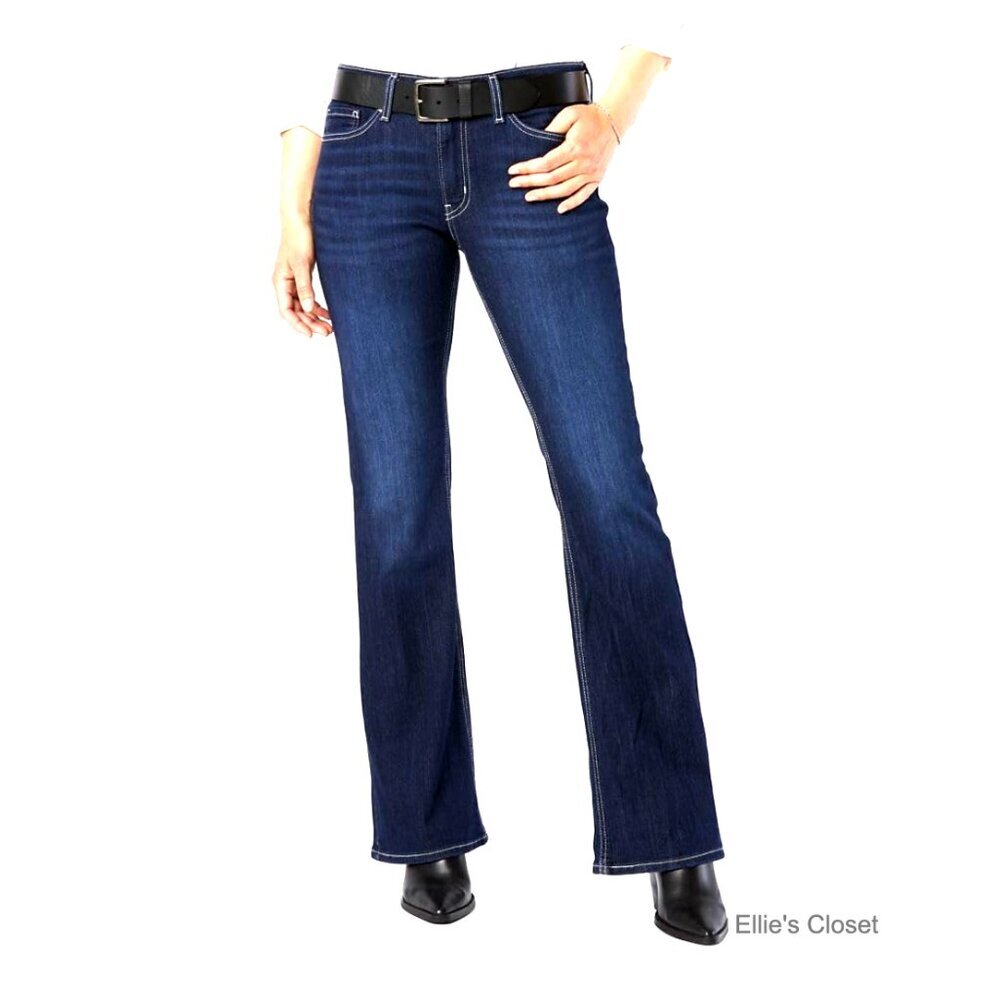 Medium Stretch Denim Boot Cut Jeans, Ultra-Comfortable Fit